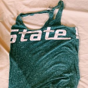 Michigan State VS PINK collegiate tank